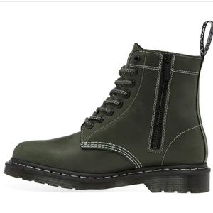DR MARTENS 1460 PASCAL ZIPPED BOOTS